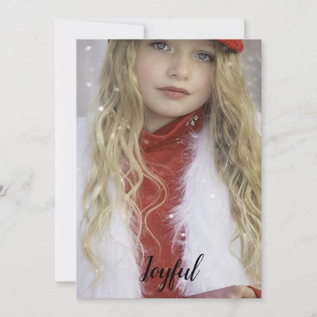 Cartes Pour Fêtes Annuelles Joyeux Noël (Devant)