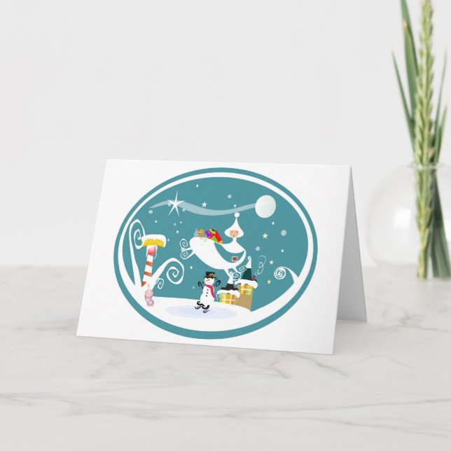Cartes Pour Fêtes Annuelles Joyeux Noël (Devant)