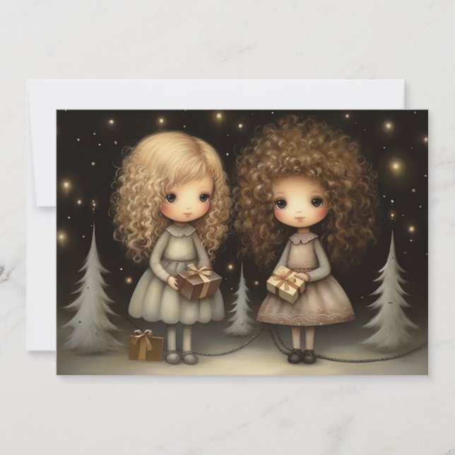 Cartes Pour Fêtes Annuelles Joyeux Noël (Devant)