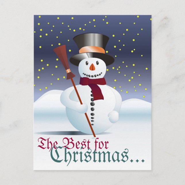 Cartes Pour Fêtes Annuelles Joyeux Noël (Devant)