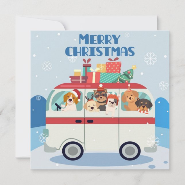 Cartes Pour Fêtes Annuelles Joyeux Noël (Devant)