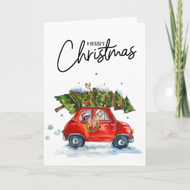 Cartes Pour Fêtes Annuelles Joyeux Noël ! (Devant)