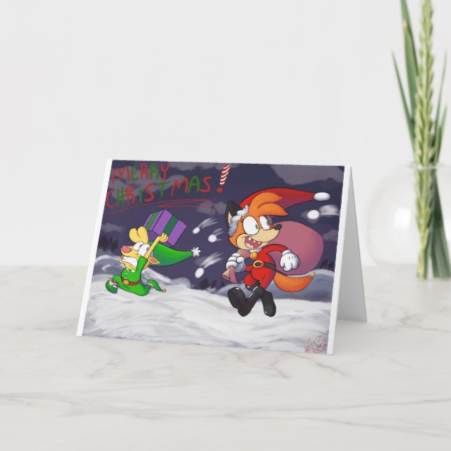 Cartes Pour Fêtes Annuelles Joyeux Noël (Devant)