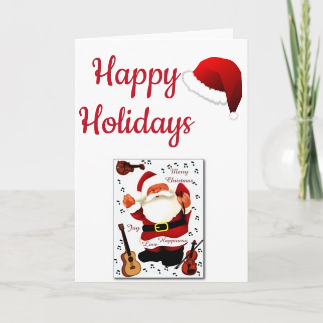 Cartes Pour Fêtes Annuelles Joyeux Noël !_ (Devant)