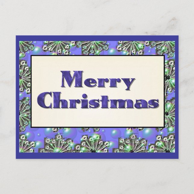 Cartes Pour Fêtes Annuelles Joyeux Noël (Devant)