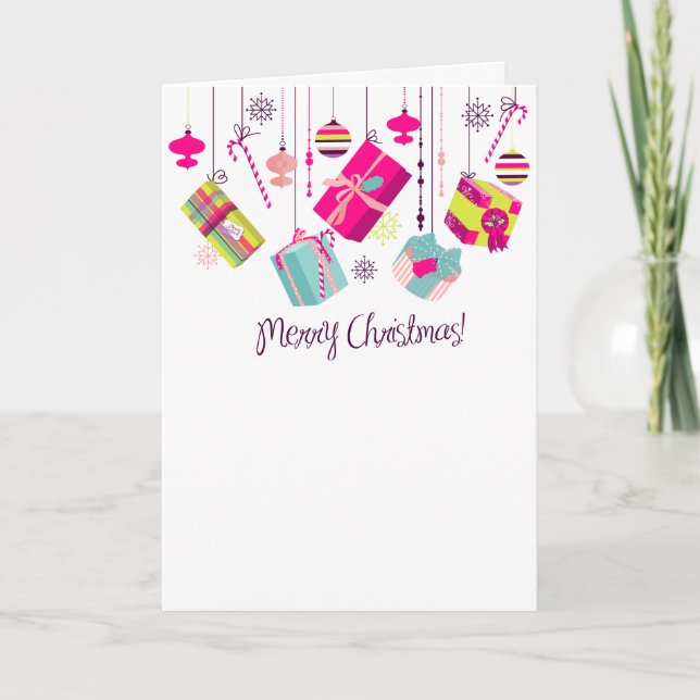 Cartes Pour Fêtes Annuelles Joyeux Noël (Devant)