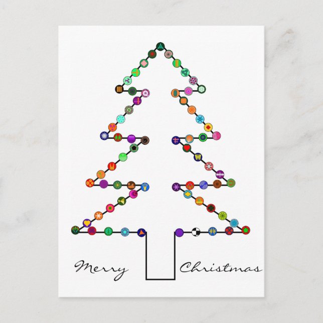 Cartes Pour Fêtes Annuelles Joyeux Noël (Devant)