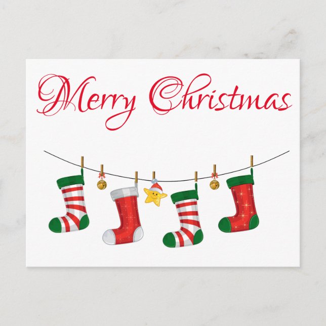 Cartes Pour Fêtes Annuelles Joyeux Noël (Devant)