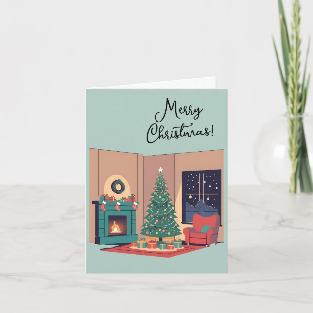 Cartes Pour Fêtes Annuelles Joyeux Noël (Devant)