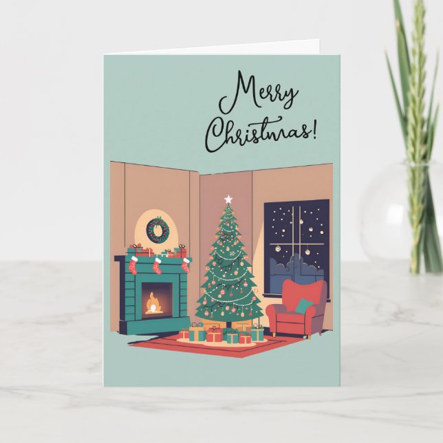 Cartes Pour Fêtes Annuelles Joyeux Noël (Devant)