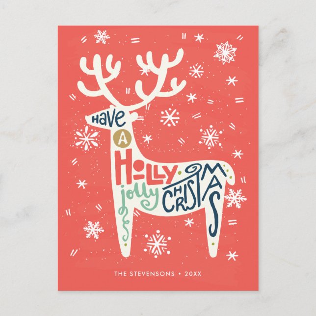 Cartes Pour Fêtes Annuelles Joyeux Noël (Devant)