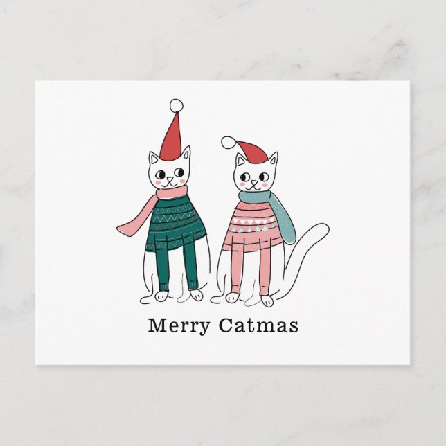 Cartes Pour Fêtes Annuelles Joyeux Noël (Devant)