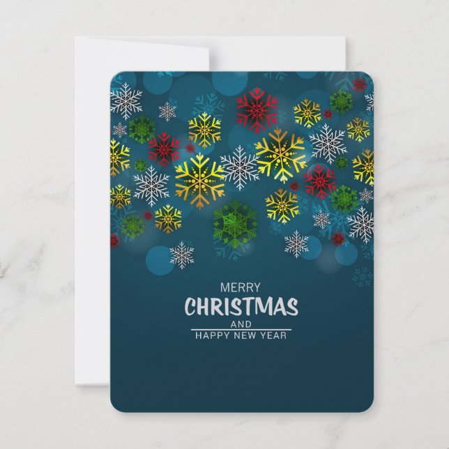 Cartes Pour Fêtes Annuelles "Joyeux Noël" (Devant)
