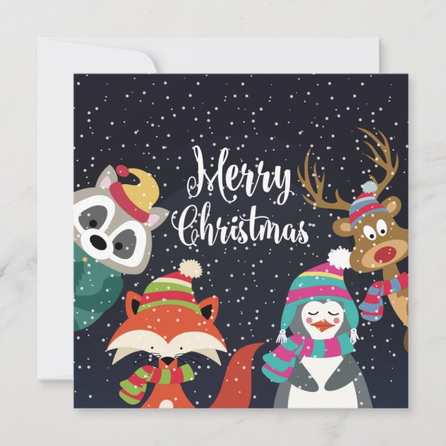 Cartes Pour Fêtes Annuelles Joyeux Noël (Devant)