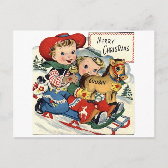 Cartes Pour Fêtes Annuelles Joyeux Noël (Devant)
