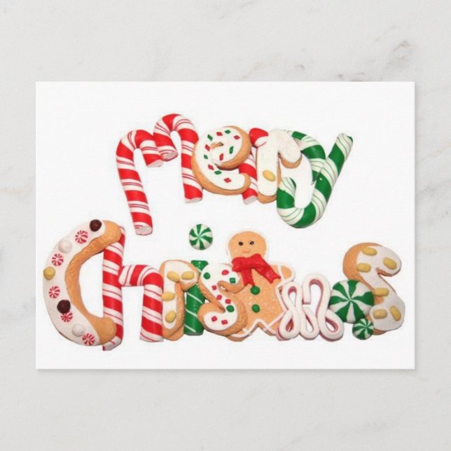 Cartes Pour Fêtes Annuelles Joyeux Noël (Devant)