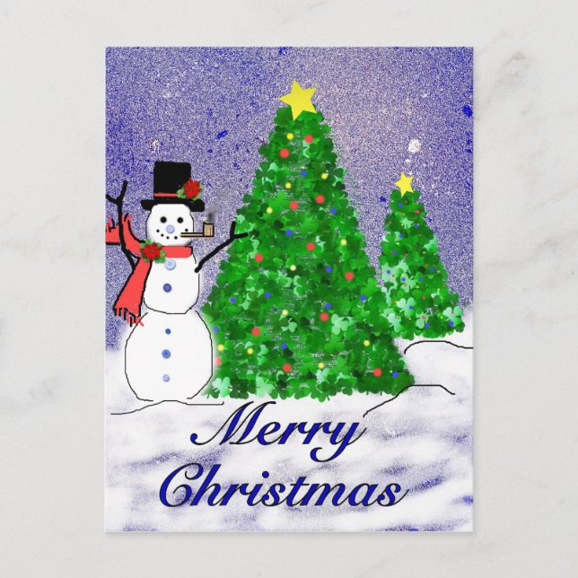 Cartes Pour Fêtes Annuelles Joyeux Noël (Devant)