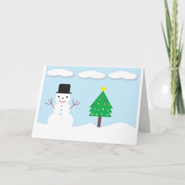 Cartes Pour Fêtes Annuelles Joyeux Noël (Devant)