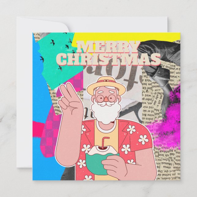 Cartes Pour Fêtes Annuelles Joyeux Noël 2024 (Devant)