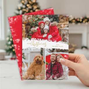 Cartes Pour Fêtes Annuelles Joyeux Noël 3 Collage de photos