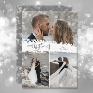 Cartes Pour Fêtes Annuelles Joyeux Noël 3 Photo Collage