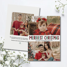 Joyeux Noël 3 Photo de famille Moderne