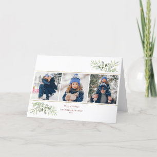 Cartes Pour Fêtes Annuelles Joyeux Noël 3 Photo Végétalien Moderne