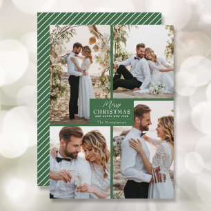 Cartes Pour Fêtes Annuelles Joyeux Noël 4 Photo Collage