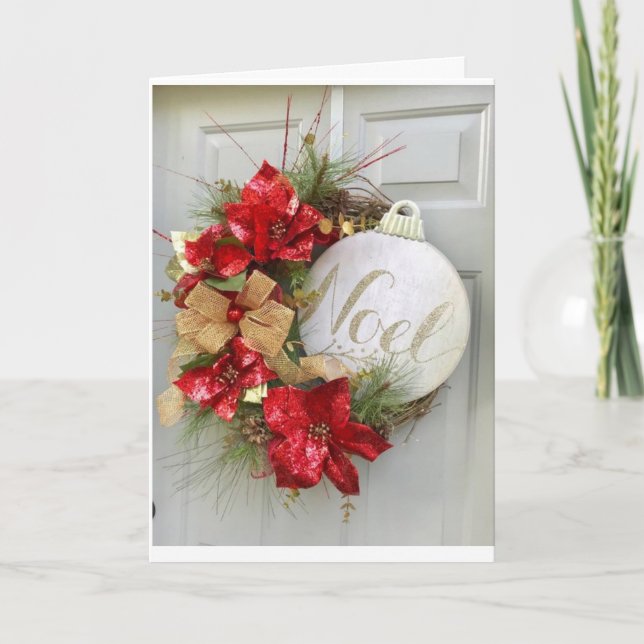 CARTES POUR FÊTES ANNUELLES JOYEUX NOËL À "FAMILLE ET AMIS" (Devant)