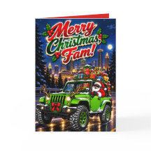 Joyeux Noël à la famille, Père Noël noir tout-terr