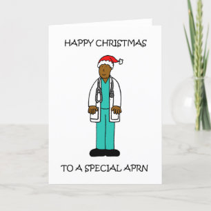 Cartes Pour Fêtes Annuelles Joyeux Noël à l'APRN Afro-Américain