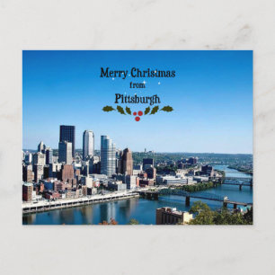 Cartes Pour Fêtes Annuelles Joyeux Noël à Pittsburgh