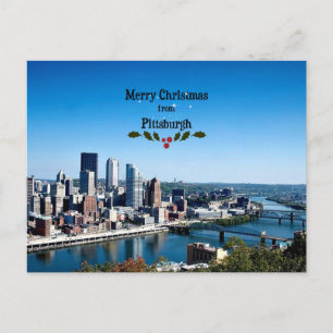 Cartes Pour Fêtes Annuelles Joyeux Noël à Pittsburgh