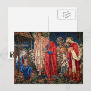 Cartes Pour Fêtes Annuelles Joyeux Noël. Adoration des Mages