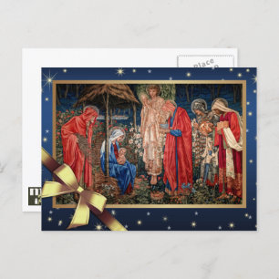 Cartes Pour Fêtes Annuelles Joyeux Noël. Adoration des Mages