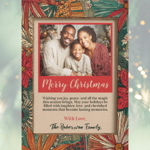 Cartes Pour Fêtes Annuelles Joyeux Noël Afro-Boho Coloré