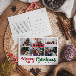 Cartes Pour Fêtes Annuelles Joyeux Noël année en revue 6 Photo