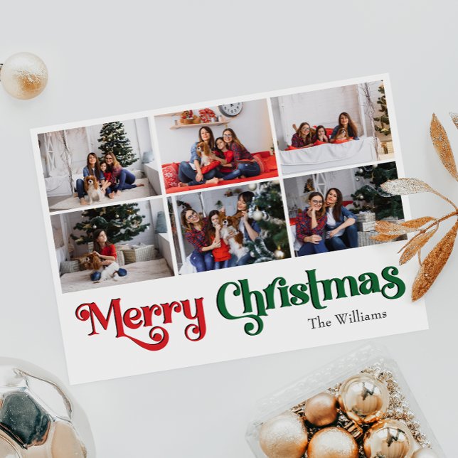 Cartes Pour Fêtes Annuelles Joyeux Noël année en revue 6 Photo (Créateur téléchargé)