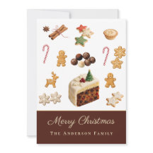 Joyeux Noël Aquarelle Cuisine de Fêtes