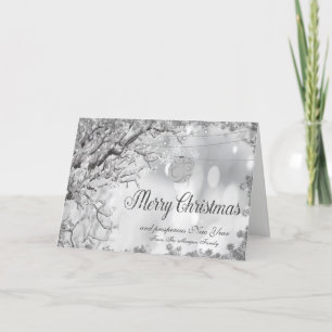 Cartes Pour Fêtes Annuelles Joyeux Noël,Arbre de Noël, Boule