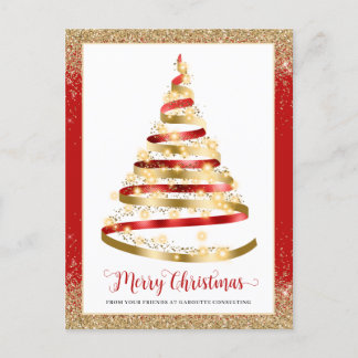 Cartes Pour Fêtes Annuelles Joyeux Noël Arbre logo de l'entreprise