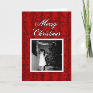 Cartes Pour Fêtes Annuelles Joyeux Noël Arbre Vintage Trimming