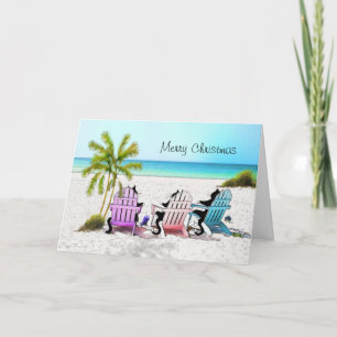 Cartes Pour Fêtes Annuelles Joyeux Noël au chat de Tuxedo