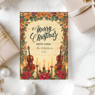 Cartes Pour Fêtes Annuelles Joyeux Noël au Cozy Cinnamon Spice