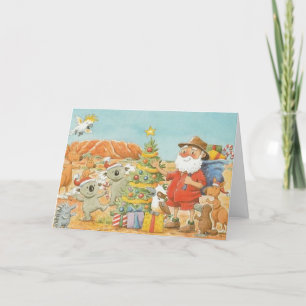 Cartes Pour Fêtes Annuelles Joyeux Noël australien