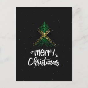 Cartes Pour Fêtes Annuelles Joyeux Noël avec le drapeau de la Jamaïque