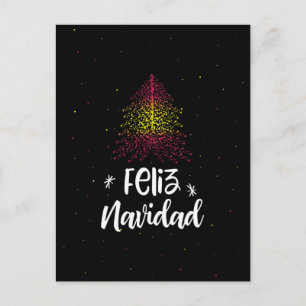 Cartes Pour Fêtes Annuelles Joyeux Noël avec le drapeau espagnol