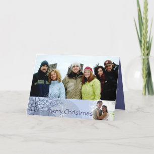 Cartes Pour Fêtes Annuelles Joyeux Noël avec votre lettre de Noël à l'intérieu