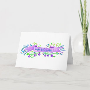 Cartes Pour Fêtes Annuelles Joyeux Noël, bannière du Christ