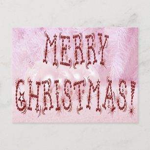 Cartes Pour Fêtes Annuelles Joyeux Noël Bauble et Stars Police